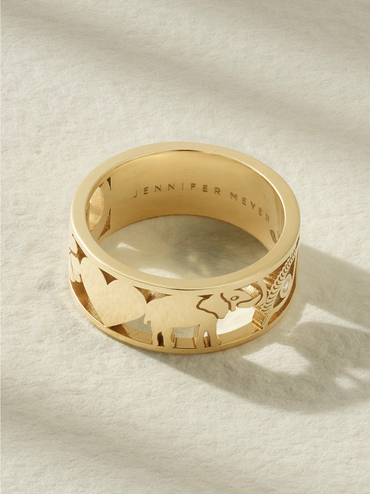 Jennifer Meyer - Good Luck 18-karat Gold Diamond Ring - 6