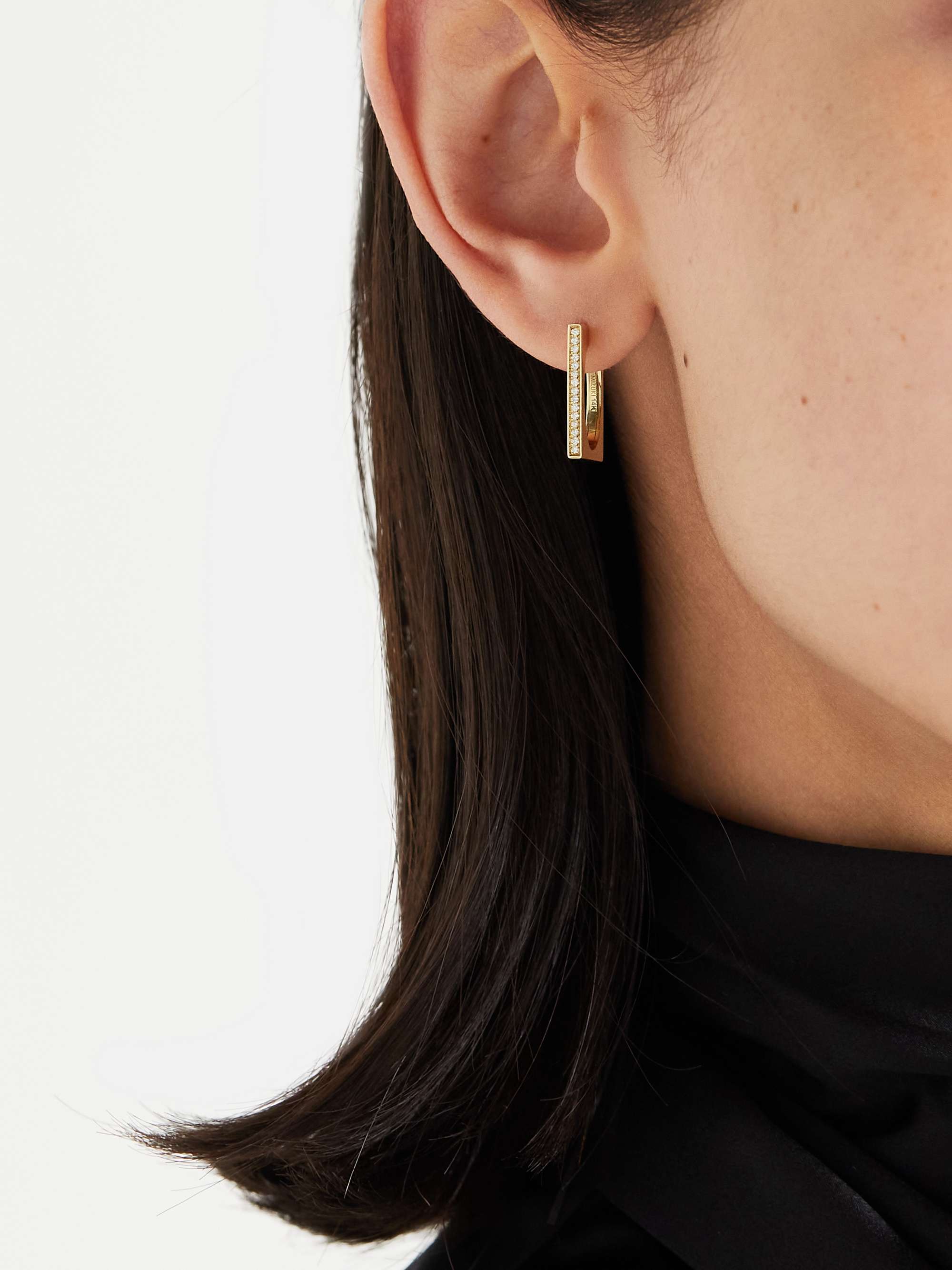 14 karat hoop earrings sales