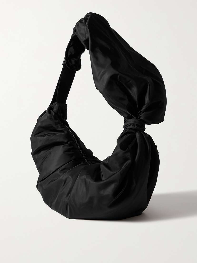 Simone Rocha Ruched Taffeta Shoulder Bag