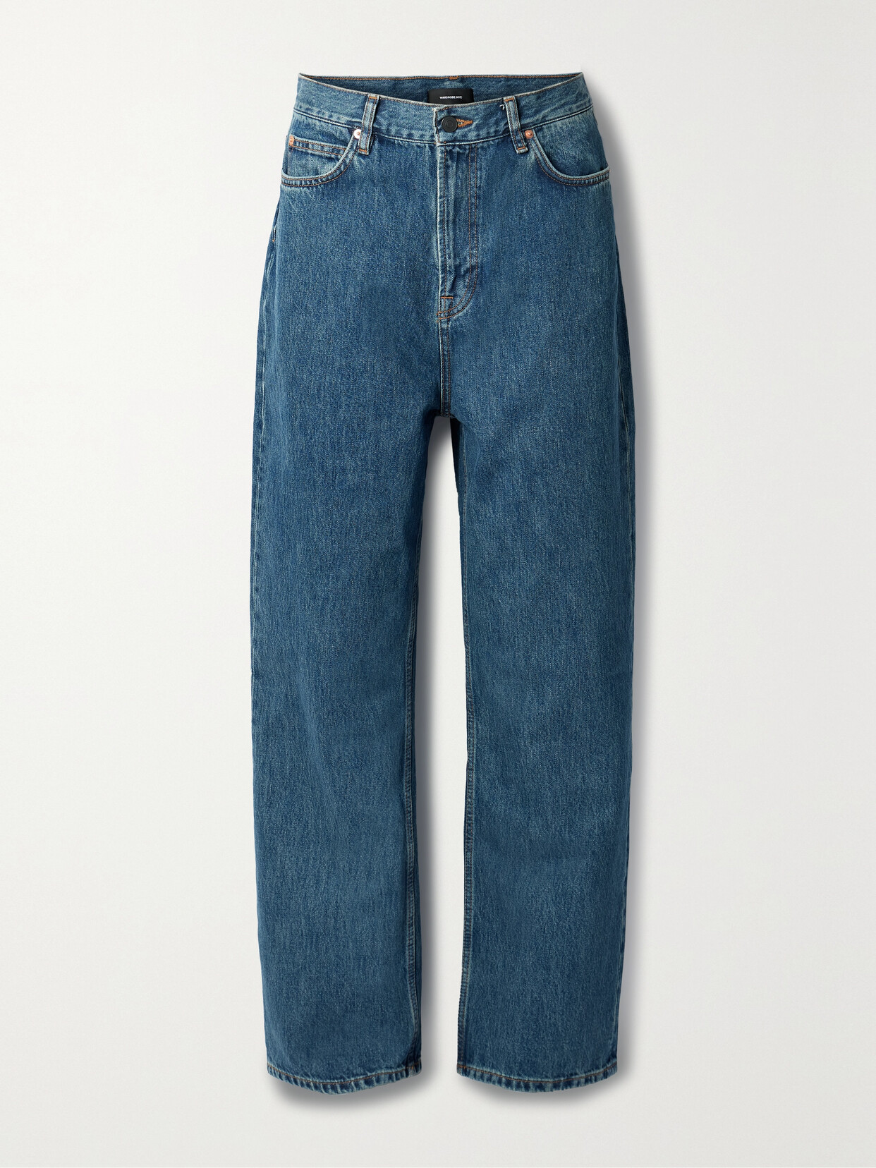 Wardrobe.nyc Boyfriend Jeans In Blue