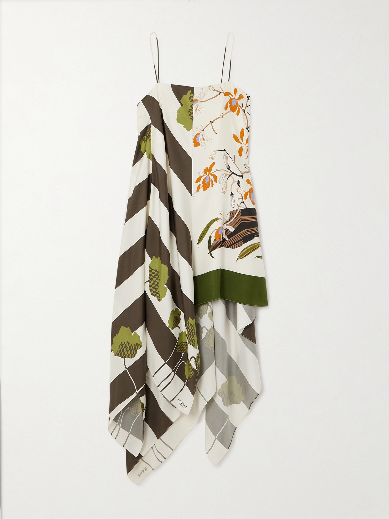 Loewe Asymmetrical Dress In White