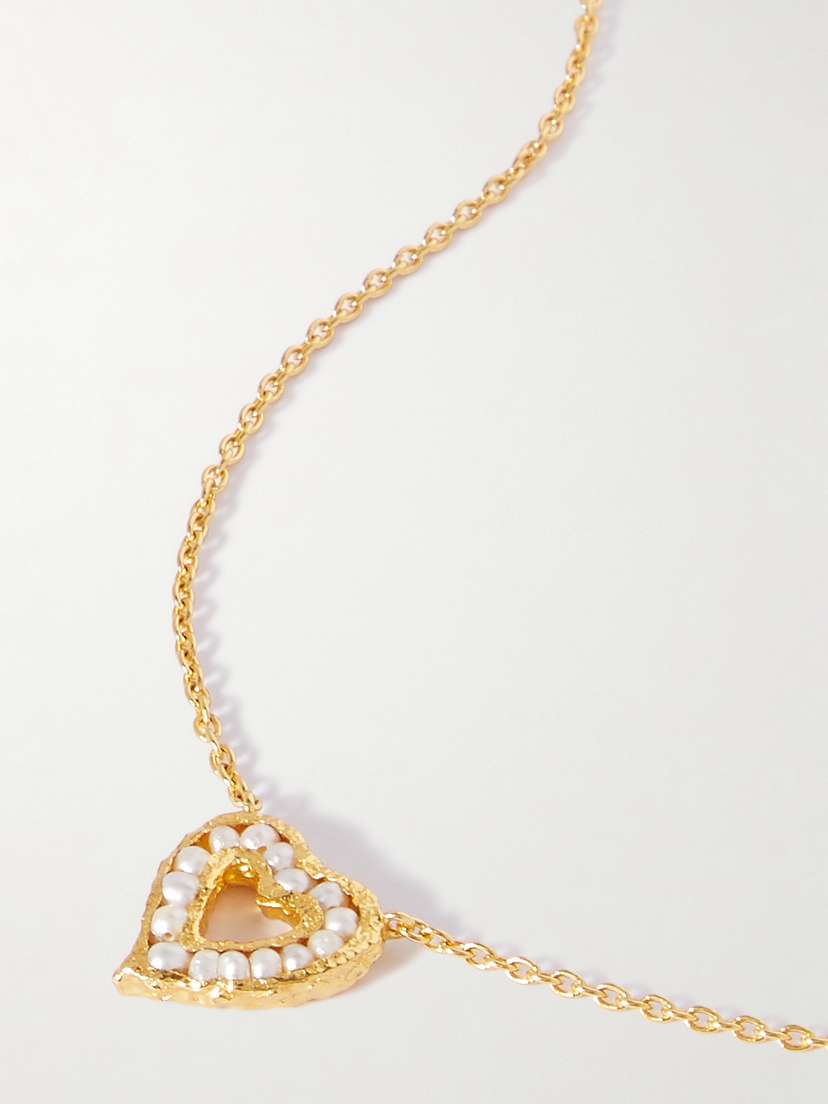 Pacharee Valentine Gold-plated Pearl Necklace