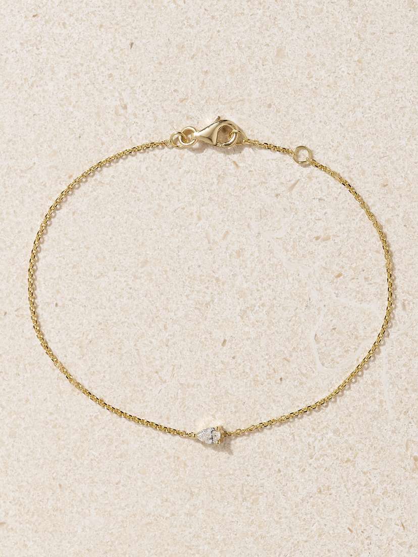 Kimaï 18-karat Recycled Gold Laboratory-grown Diamond Bracelet