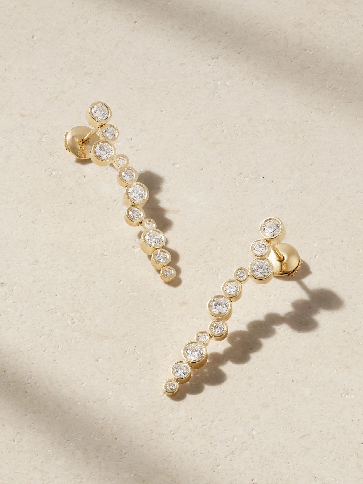 Kimai Splendido 18-karat Gold Diamond Earrings