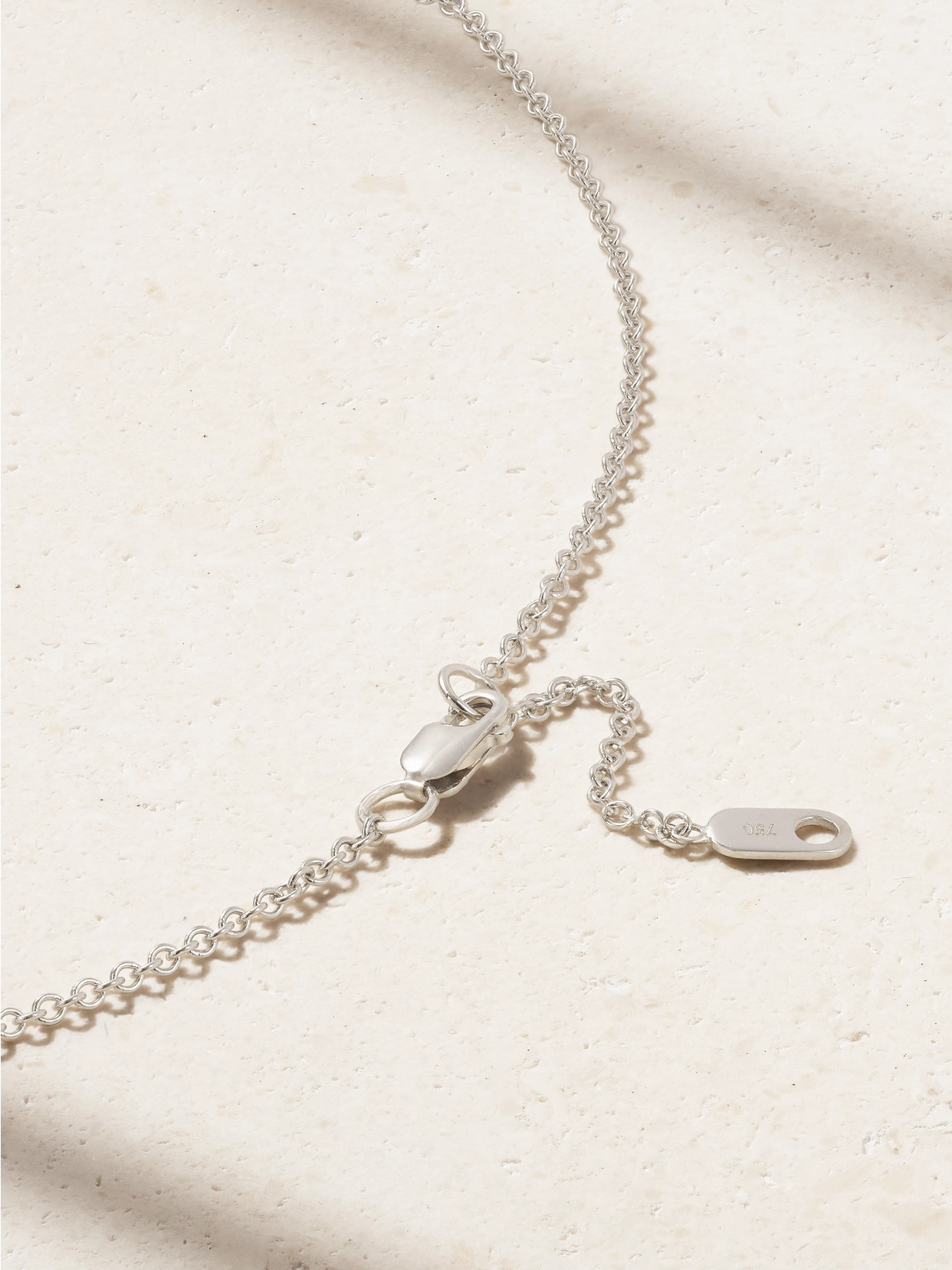 Melissa Kaye Aria V 18-karat White Gold Diamond Necklace In Gold