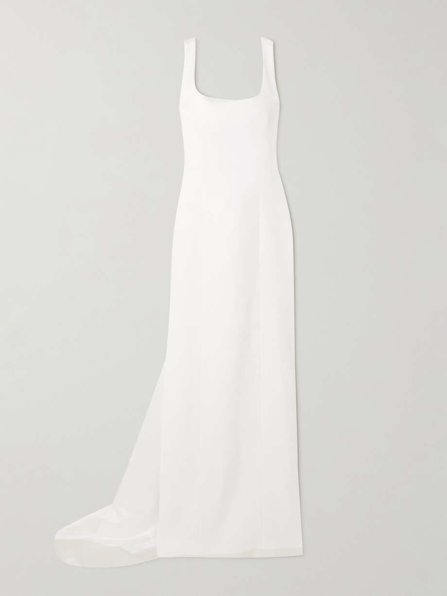 fiorentina draped satin gown