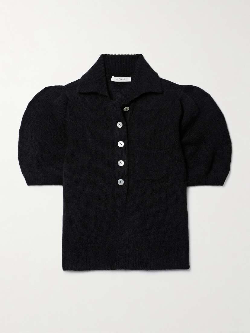 DÔEN Mila Cropped Alpaca-blend Sweater