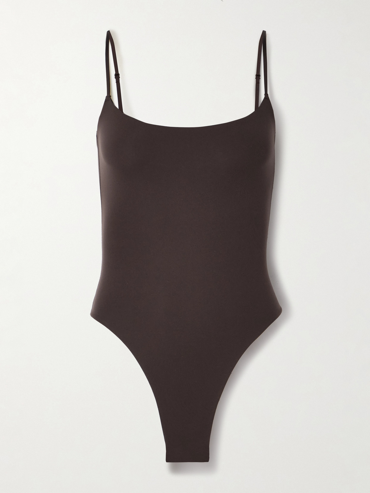 SKIMS - Fits Everybody Cami Thong Bodysuit - Espresso