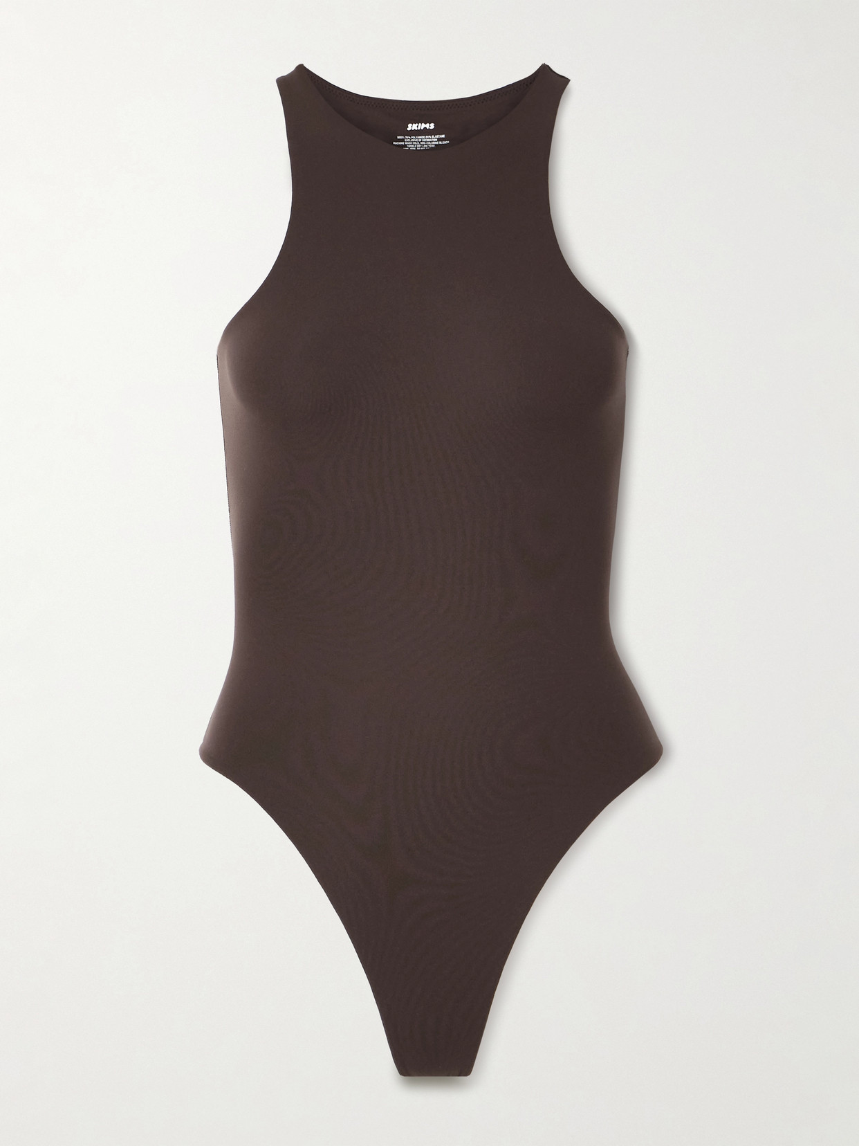SKIMS - Fits Everybody High Neck Bodysuit - Espresso