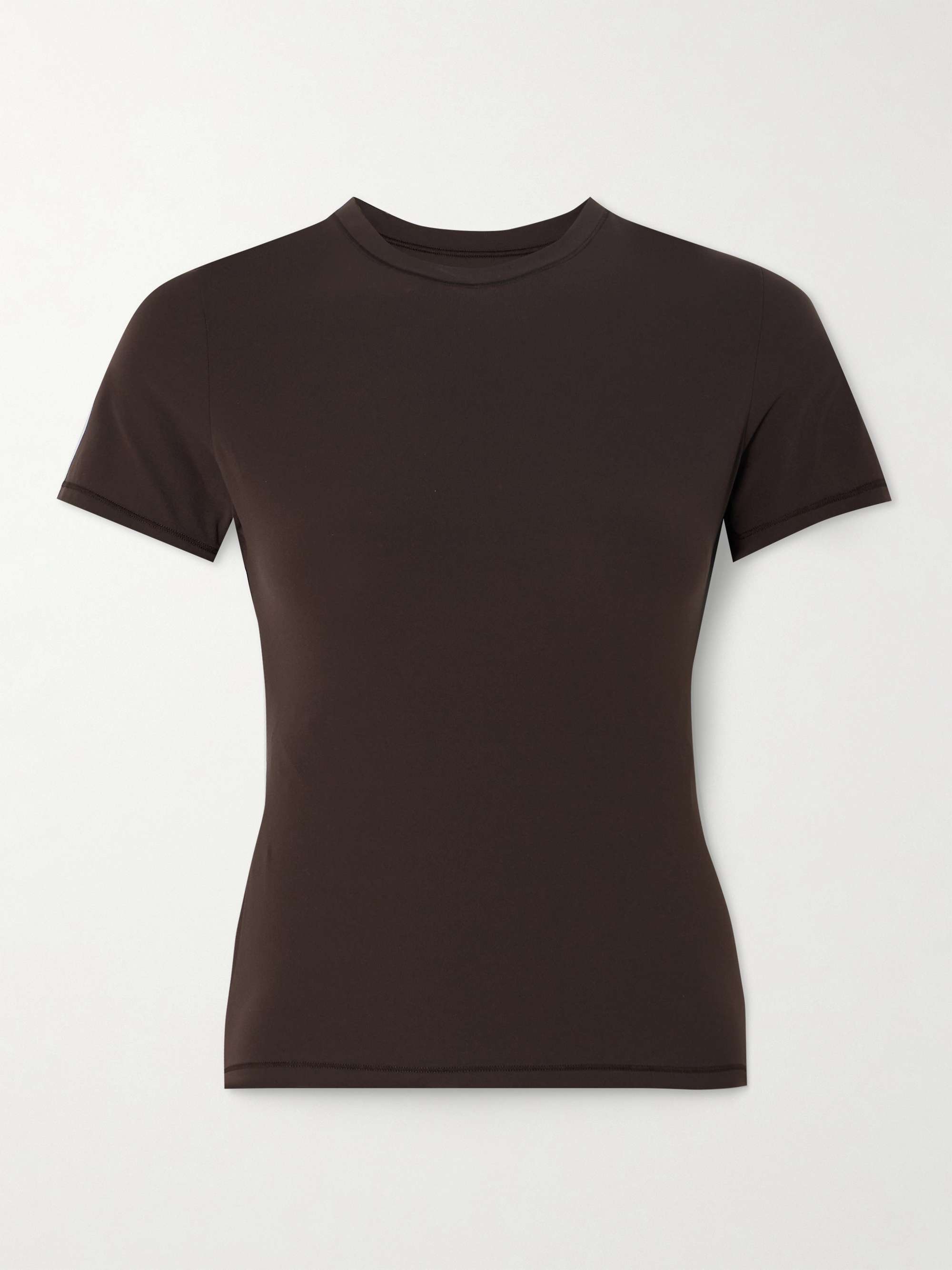 Buy SKIMS Black Cotton Jersey T-shirt for Women in UAE