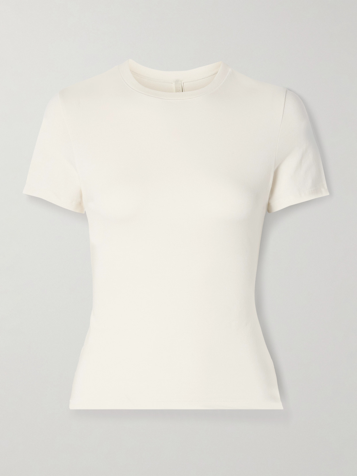Skims Stretch-cotton Jersey T-shirt In Ivory