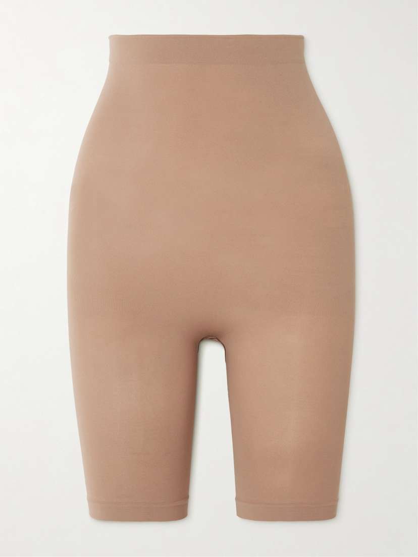 Skims Seamless High-waisted Above The Knee Short - Sienna