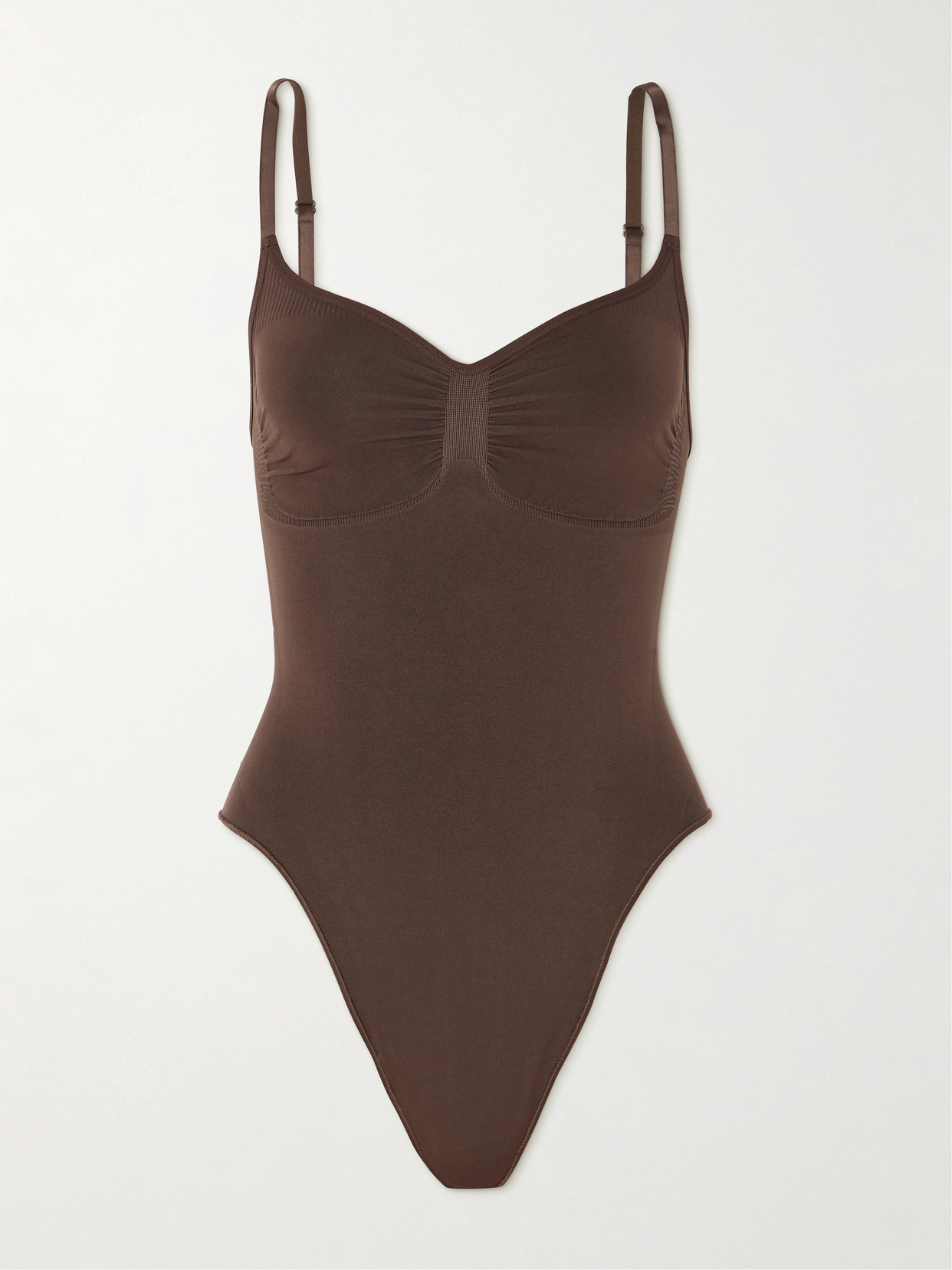 Skims - Seamless Sculpt Thong Bodysuit - Cocoa