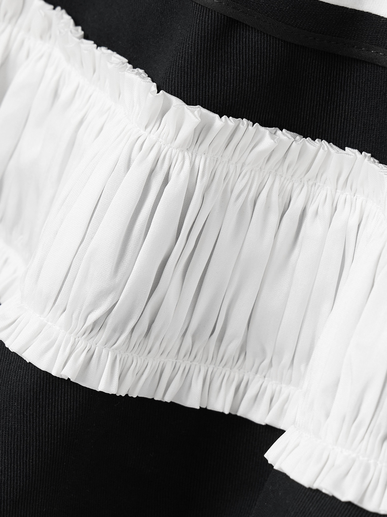 Strapless Striped Taffeta And Grosgrain-Trimmed Cotton And Silk-Blend Twill Peplum Top