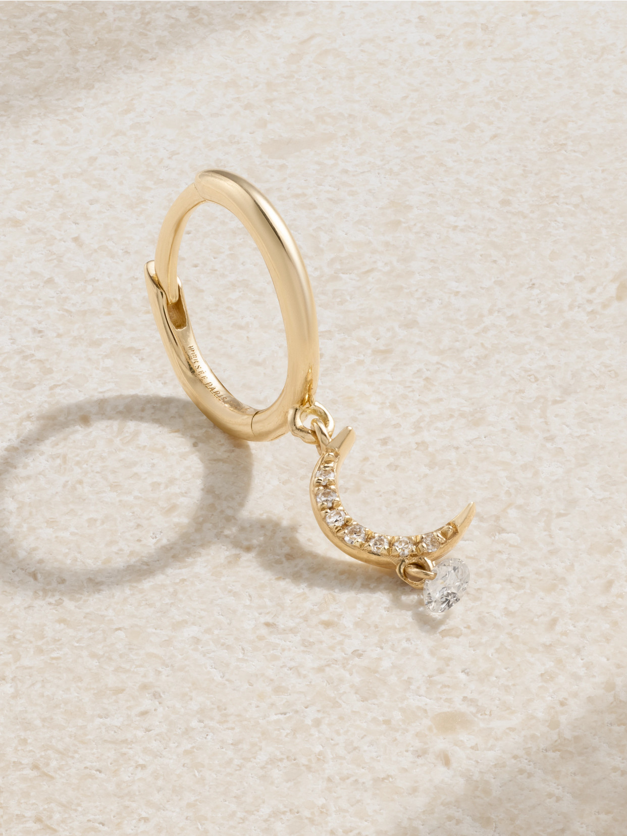 Persée - 18-karat Gold Diamond Single Earring - One size