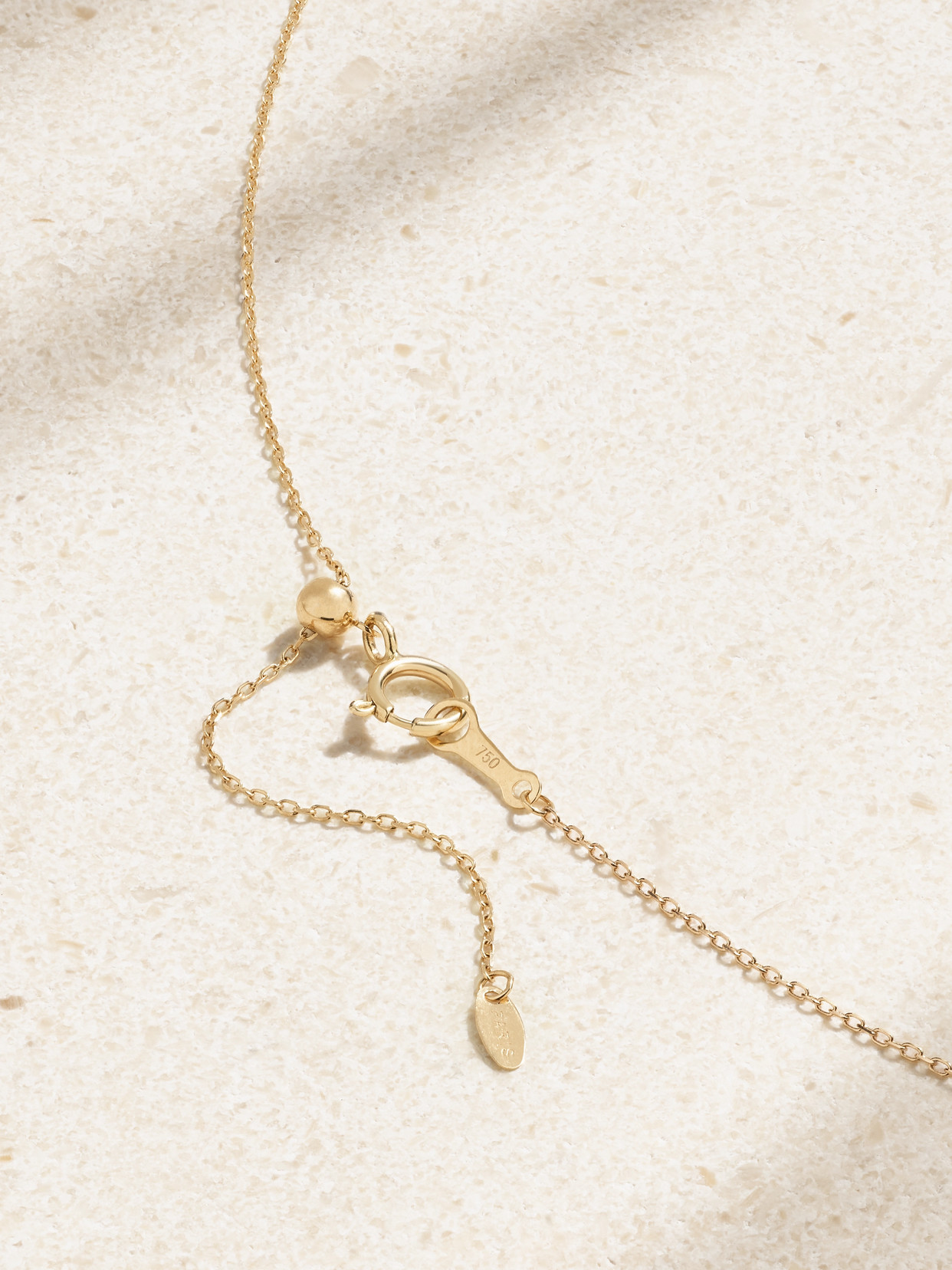 Persée Snake 18-karat Gold Diamond Necklace In Gold