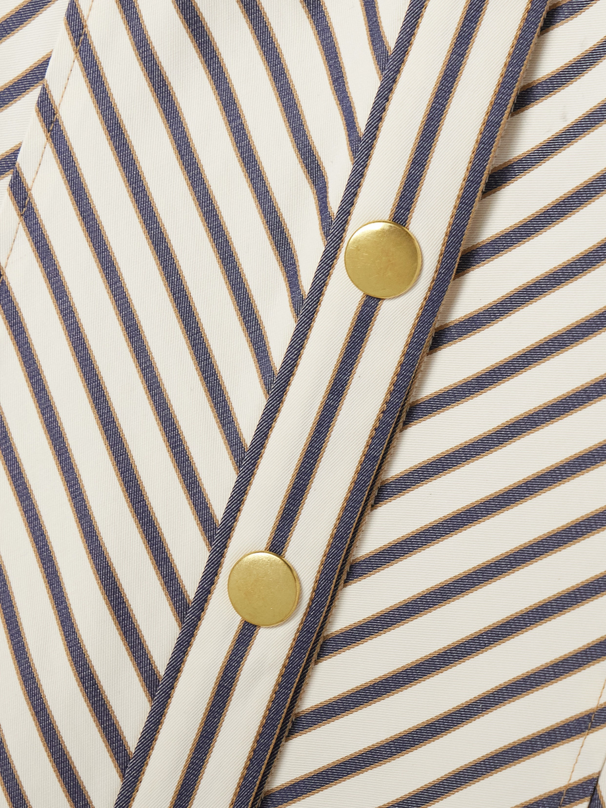 Carolina Herrera Stripe Cap-sleeve Top In Multi