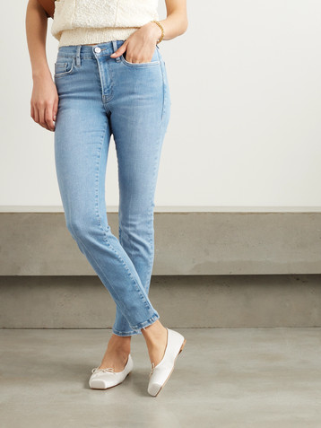 FRAME Le Garcon cropped slim organic jeans