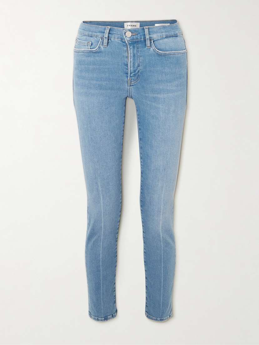 Frame Le Garcon Cropped Slim Organic Jeans