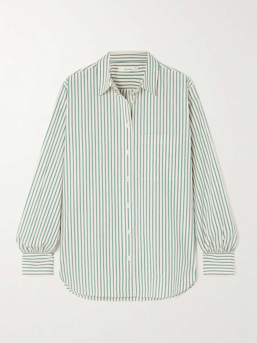Frame Striped Cotton Shirt