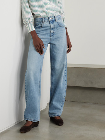 FRAME Long Barrel high-rise jeans