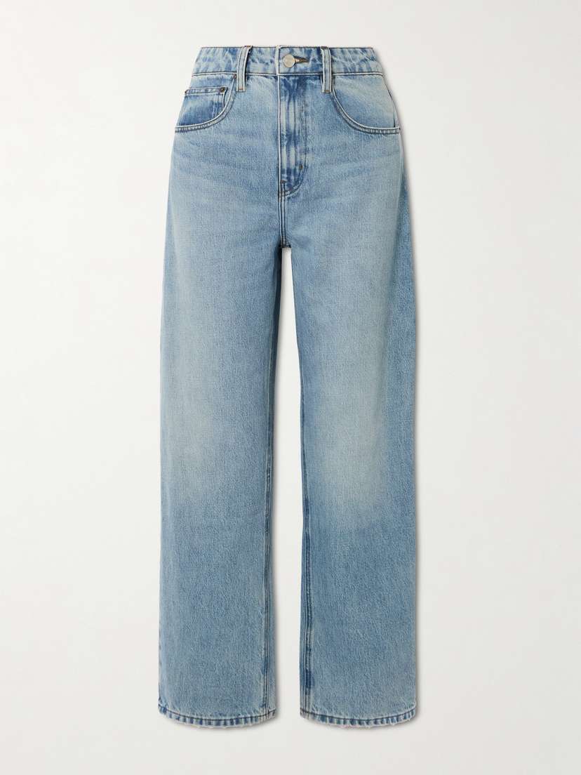 Frame Long Barrel High-rise Jeans