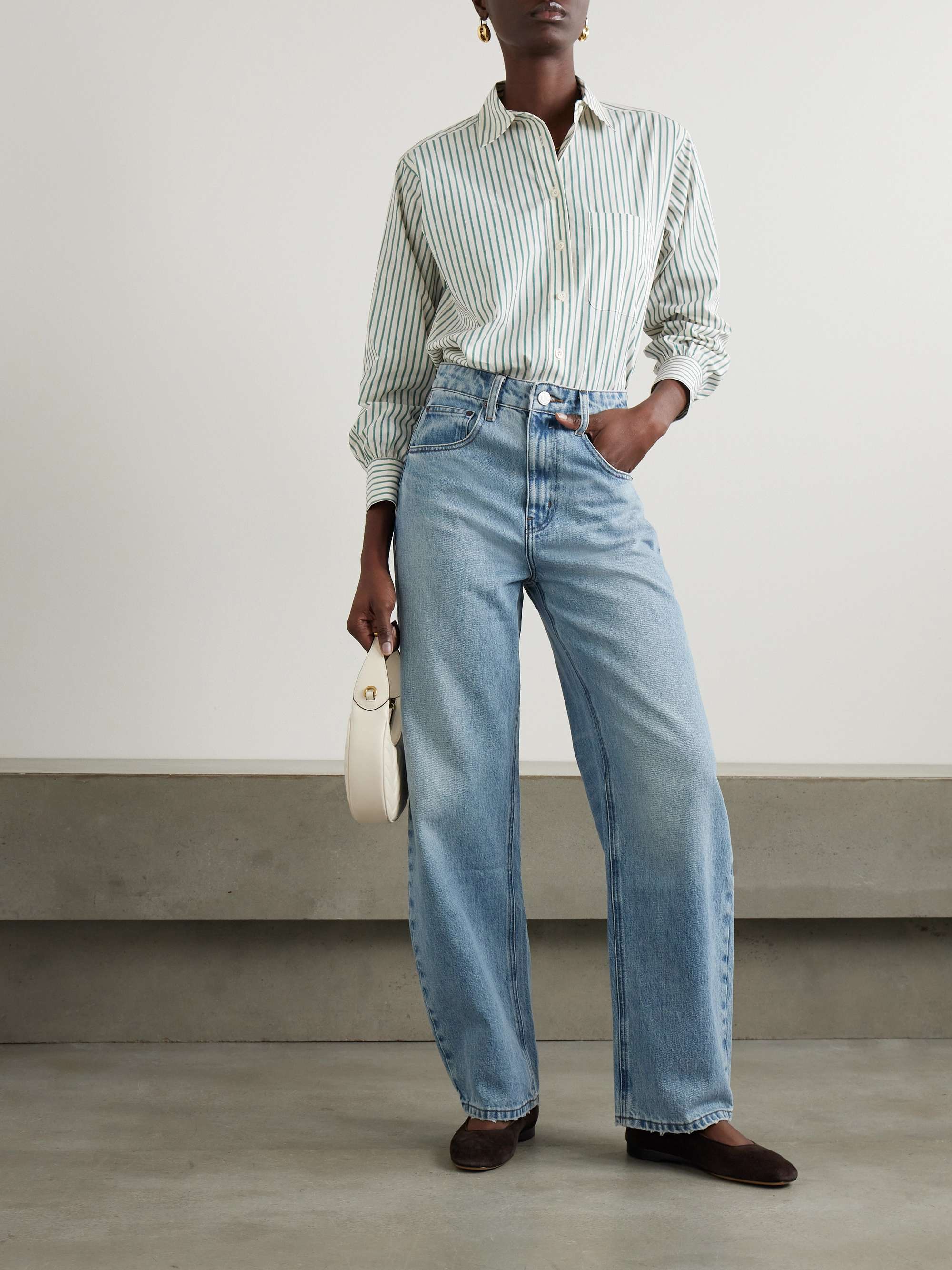 Frame striped jeans outlet