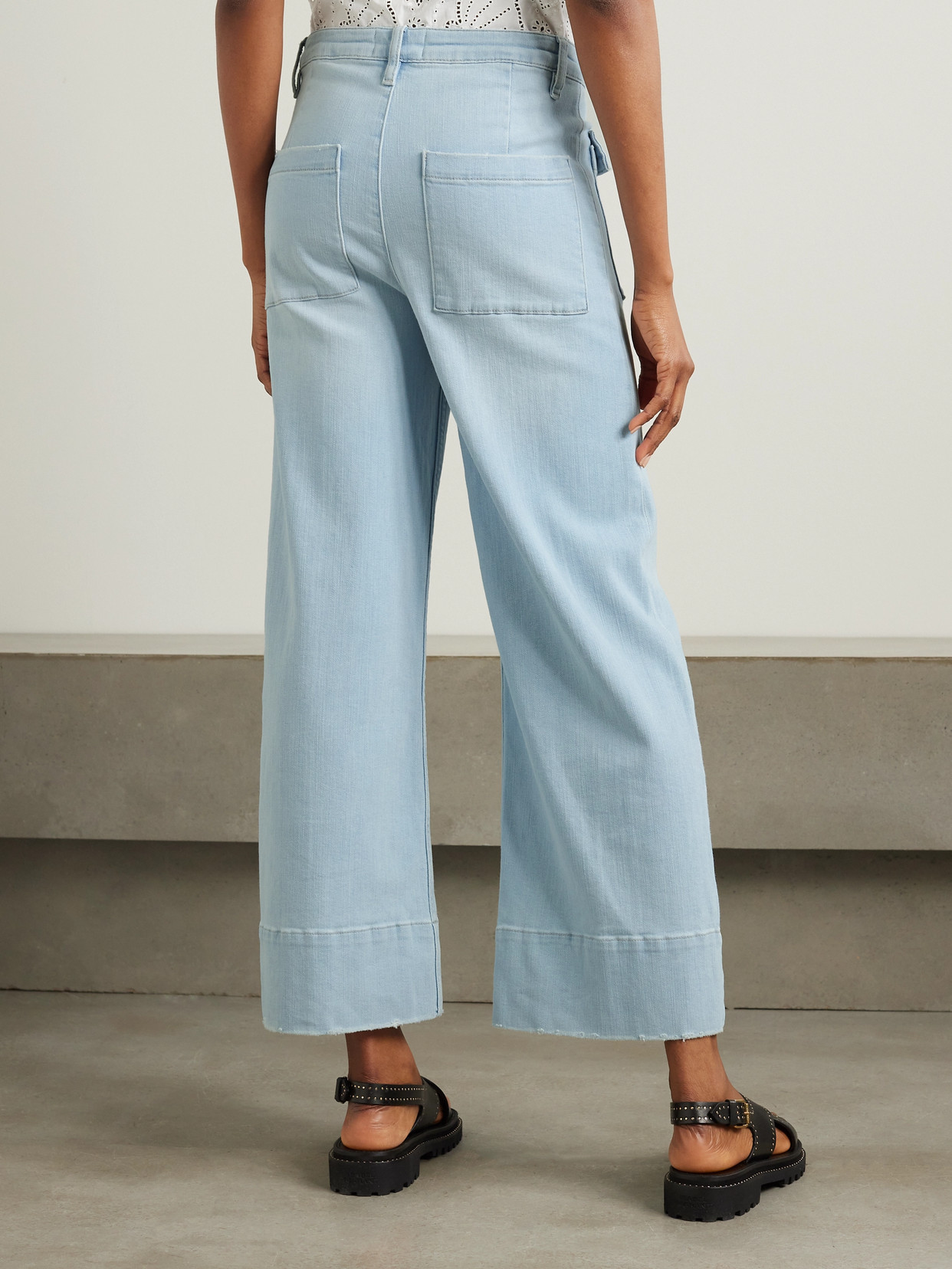 The 70S Cropped Wide- Leg
