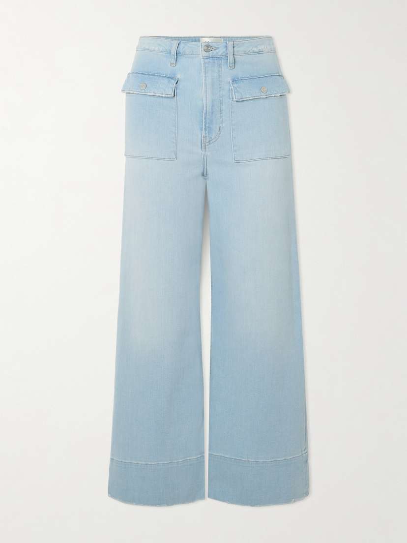 Frame The 70s Cropped Wide-leg Jeans