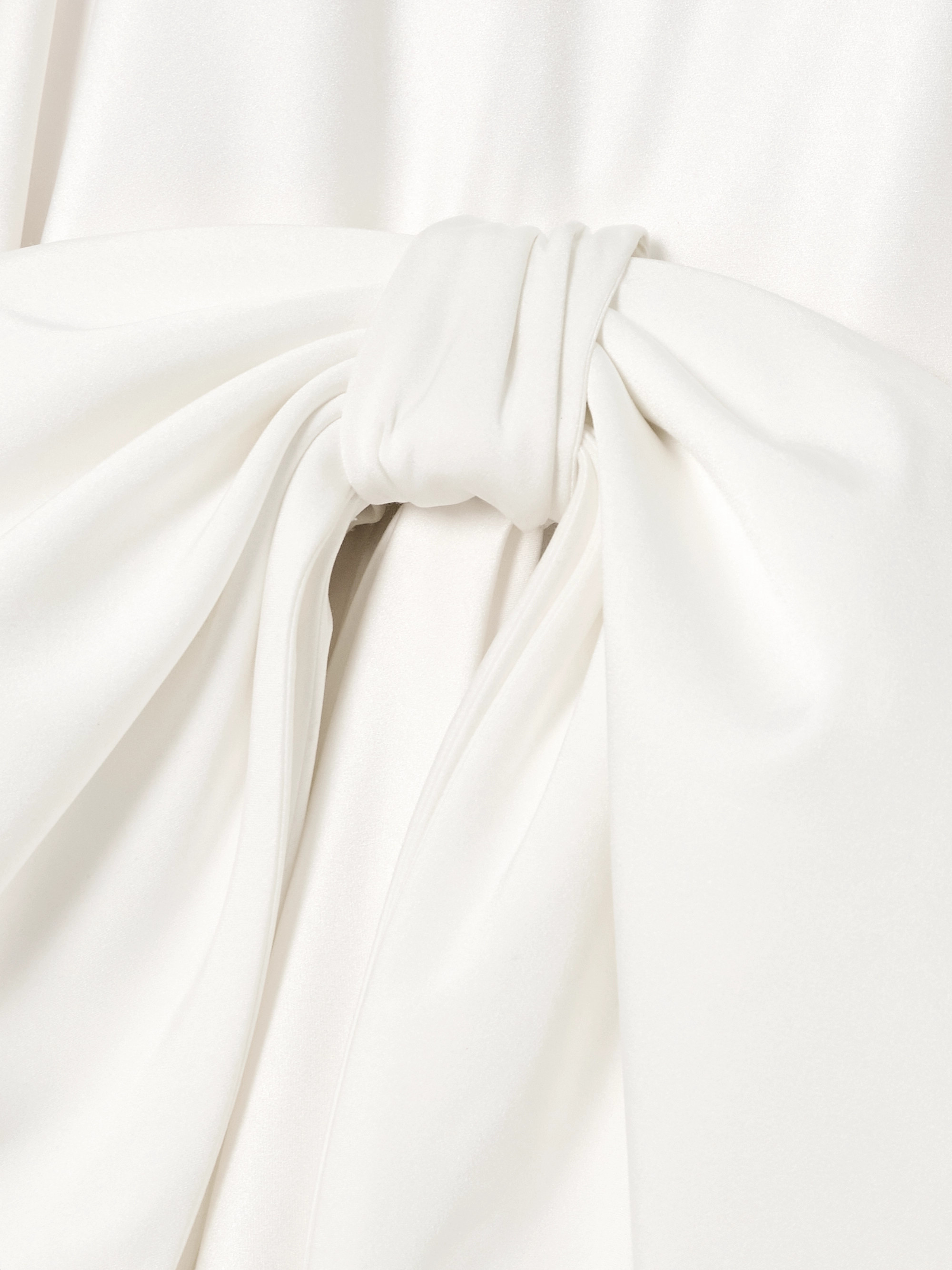 Halfpenny London India bow-detailed satin gown