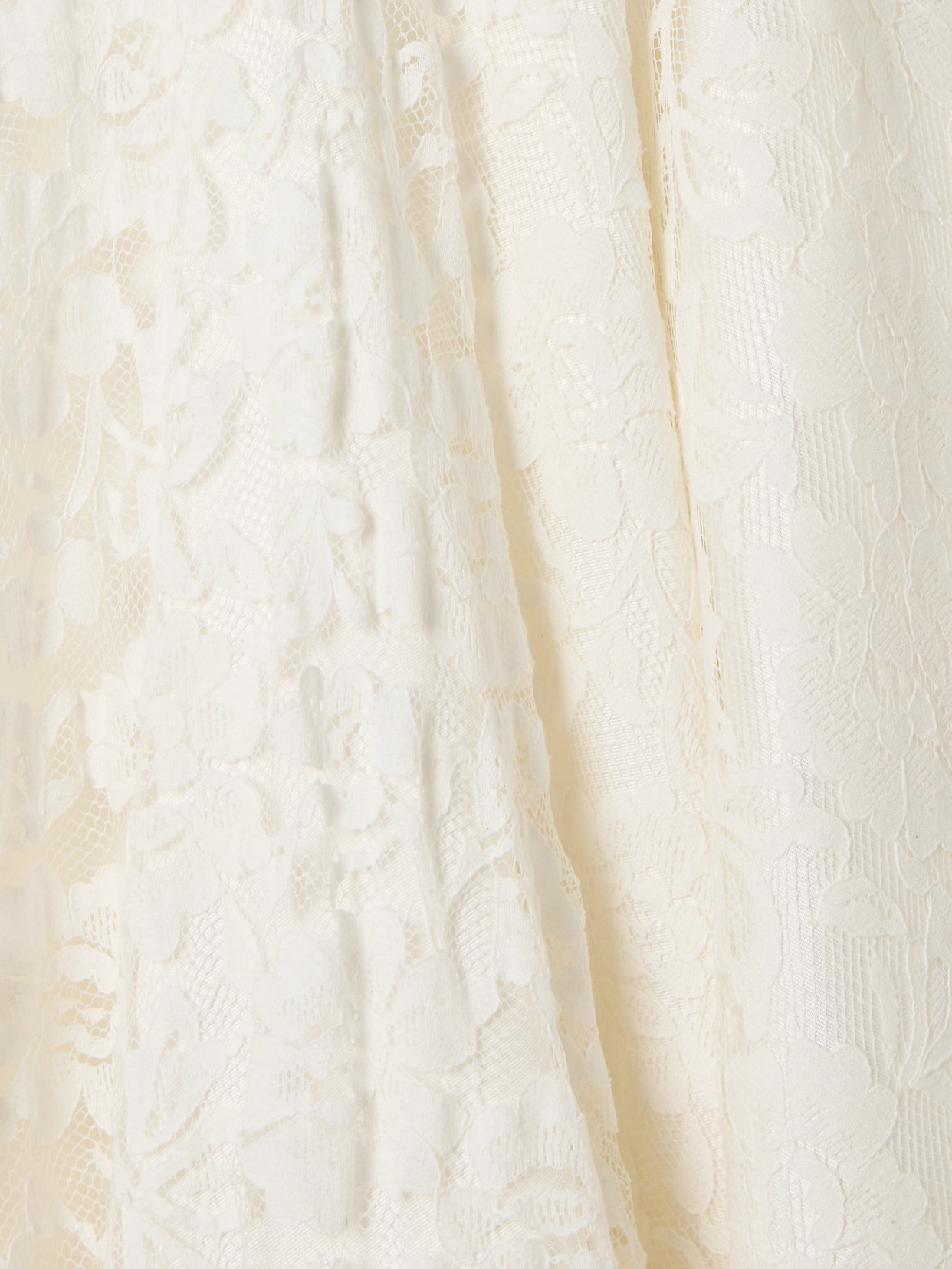 HALFPENNY LONDON DOMINIQUE LACE AND CREPE GOWN