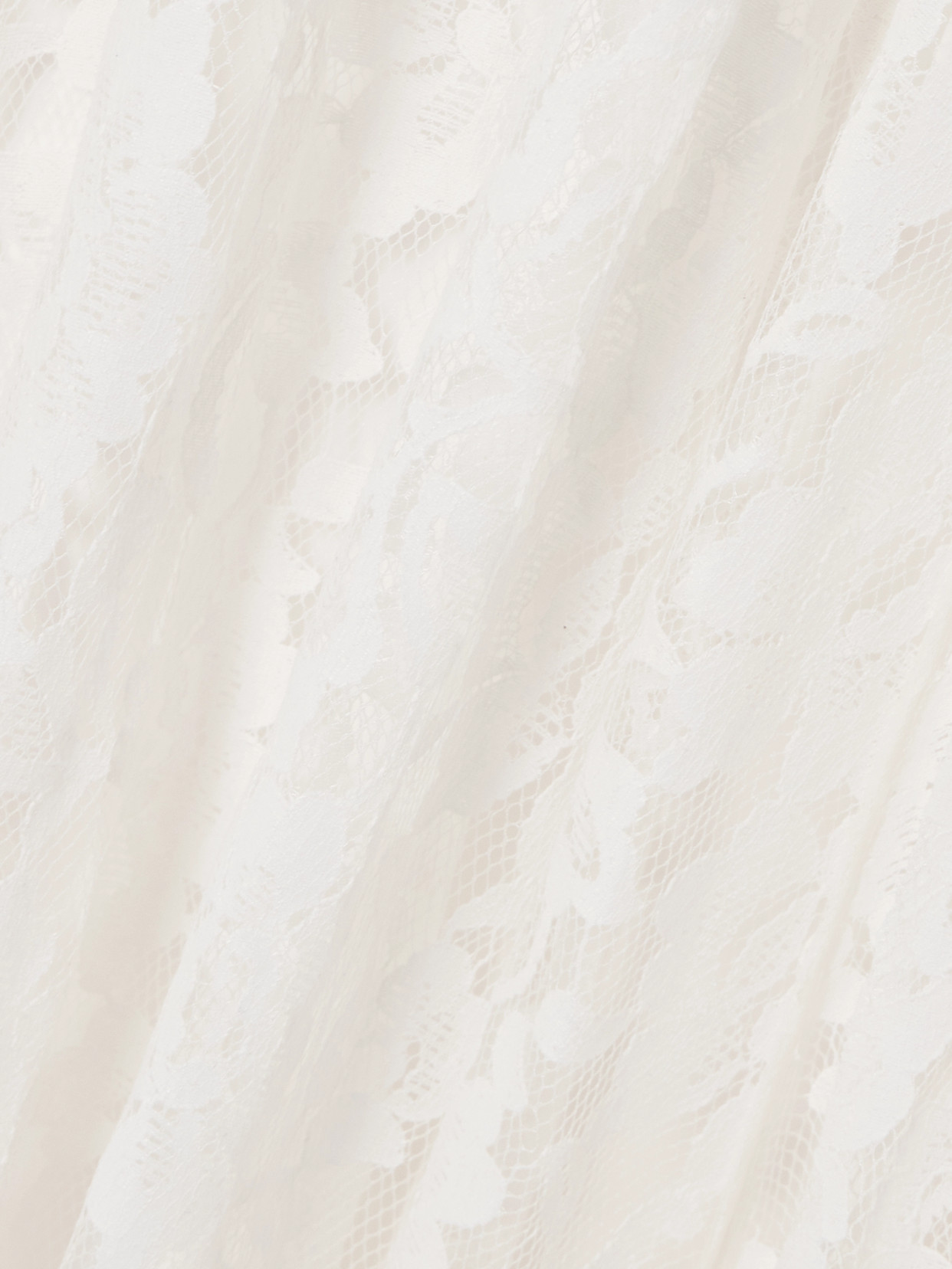 Halfpenny London Dean Hooded Twill-trimmed Lace Cape In Ivory