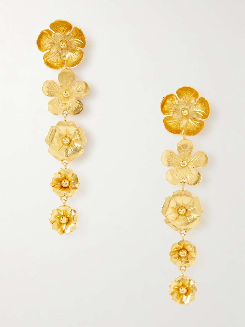 Jennifer Behr Reign Gold-tone Earrings