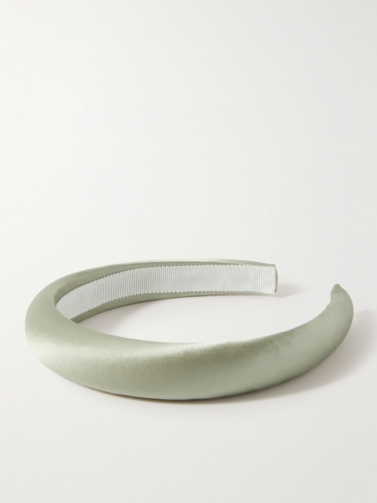 Jennifer Behr + Net Sustain Tori Silk-satin Headband In Neutral