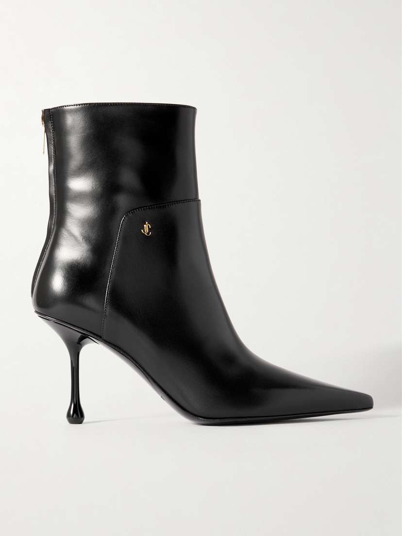 Jimmy Choo Cycas 80 Leather Ankle Boots