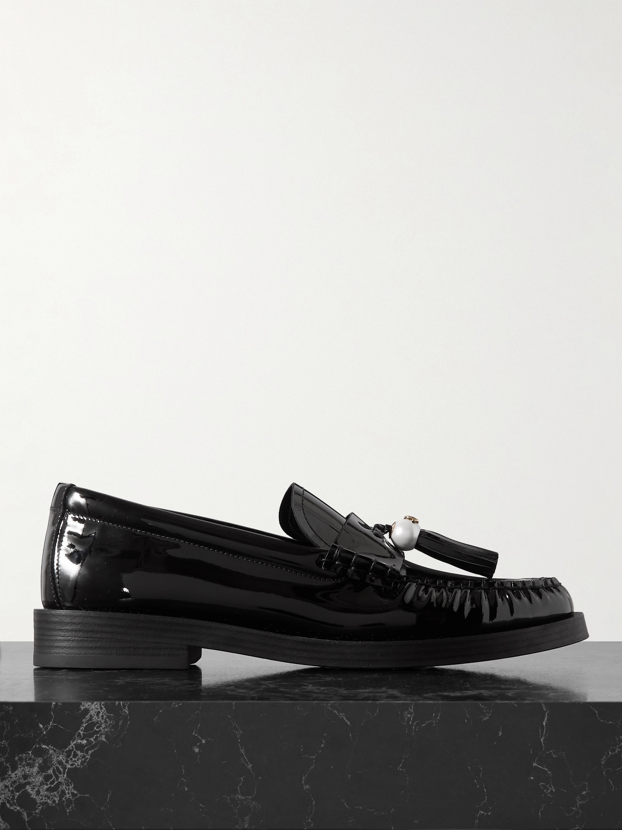 Jimmy Choo Addie Loafers In Black