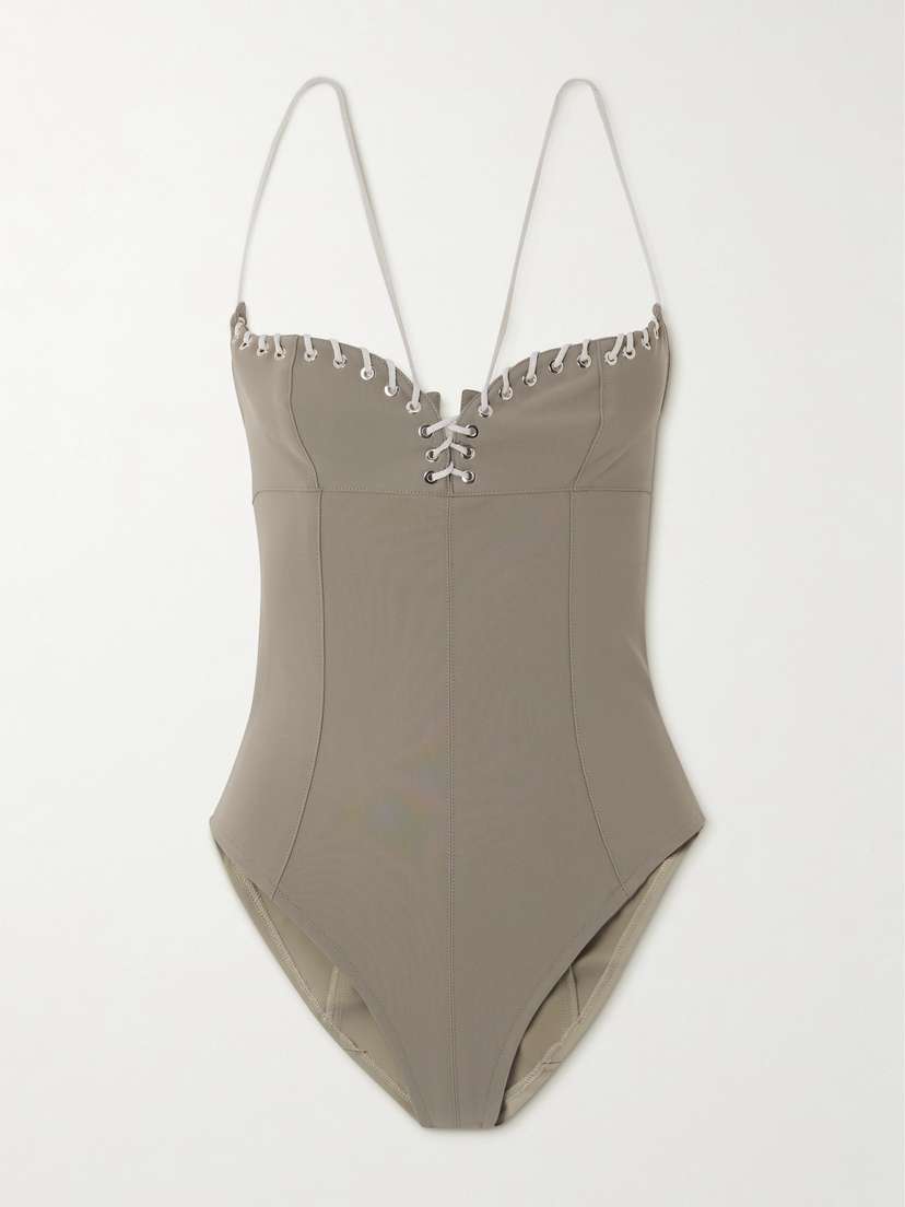 Ludovic de Saint Sernin Whipstitched Swimsuit