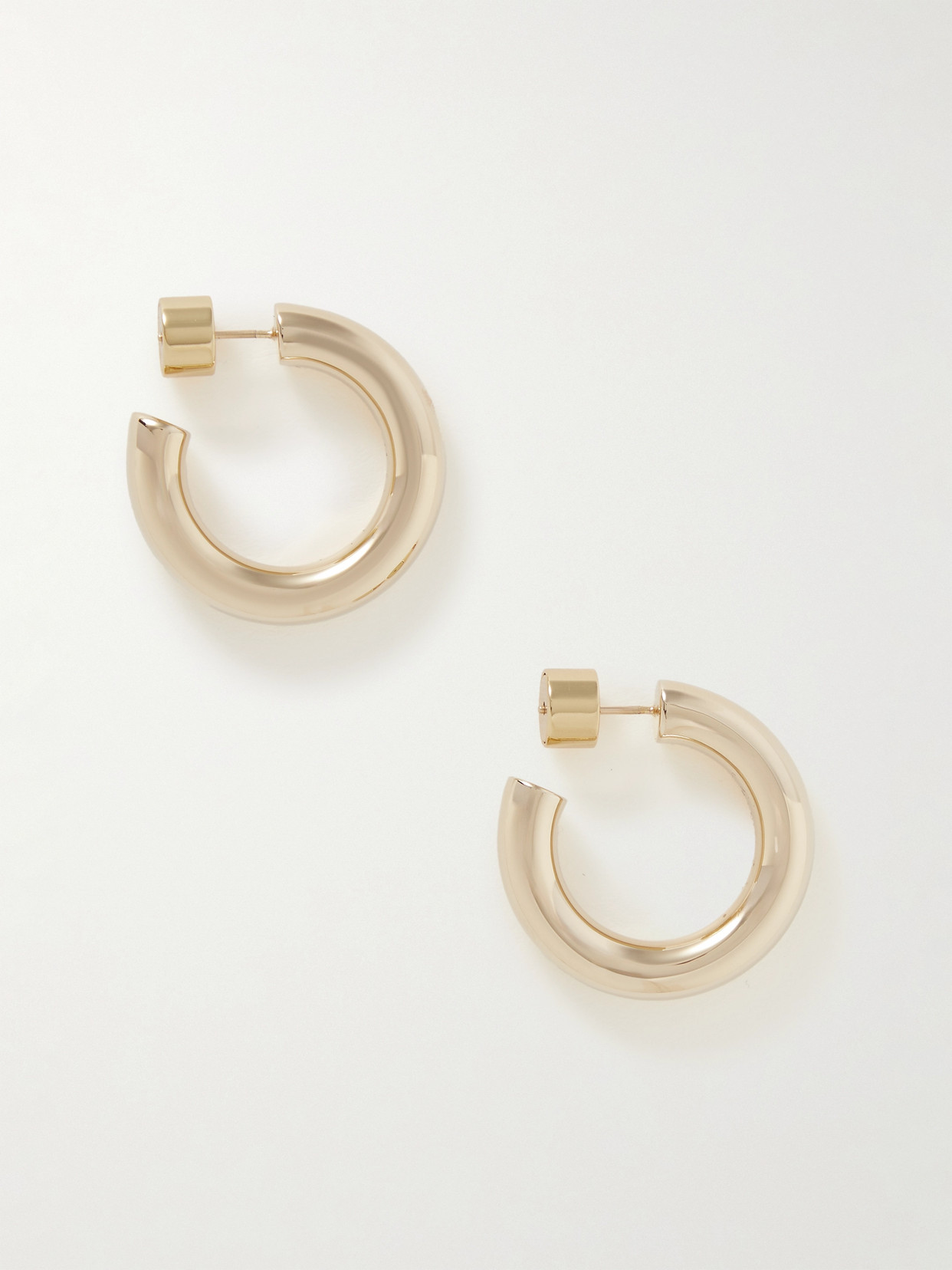 Jennifer Fisher Natasha Huggies Gold-tone Hoop Earrings