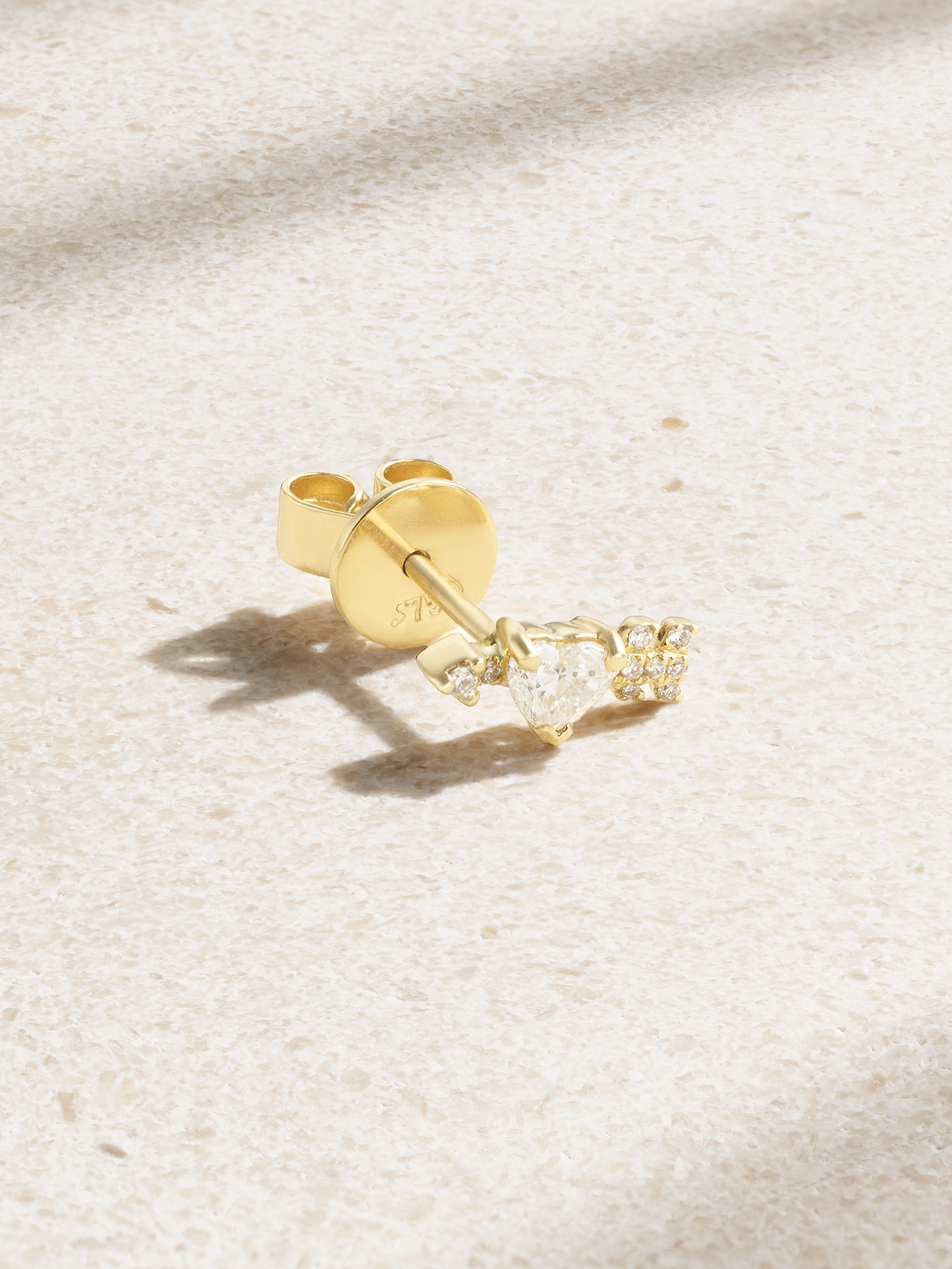 Anita Ko - Cupid's Arrow 18-karat Gold Diamond Single Earring - One size
