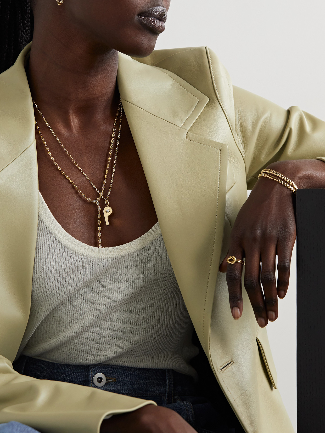 Anita Ko 18-karat Gold Diamond Necklace In Gold