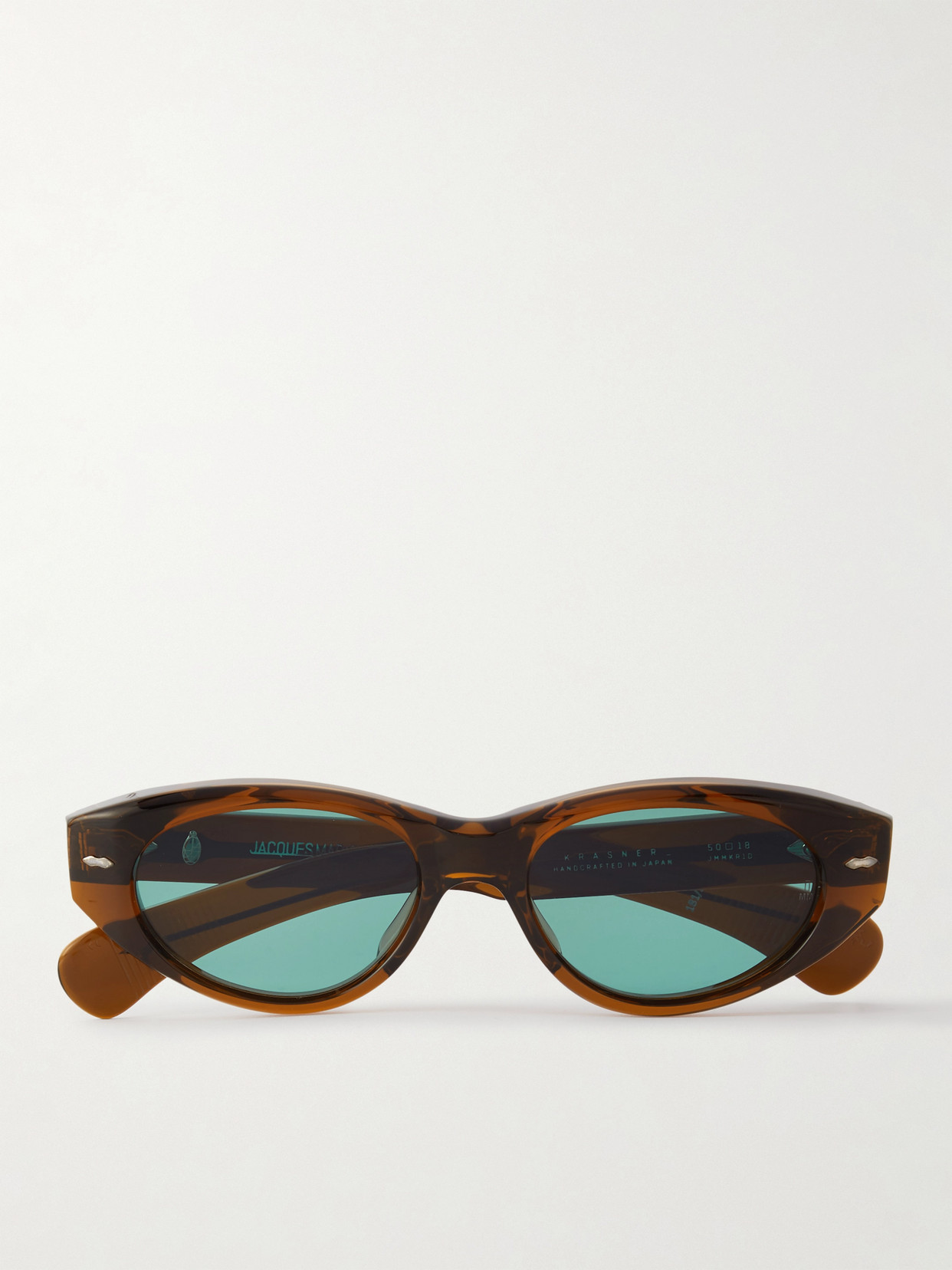 Jacques Marie Mage Krasner Cat-eye Frame Acetate Sunglasses In Brown