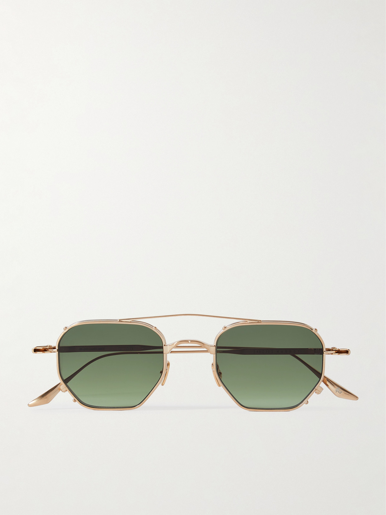 Jacques Marie Mage Marbot Aviator-style Titanium Sunglasses In Gold