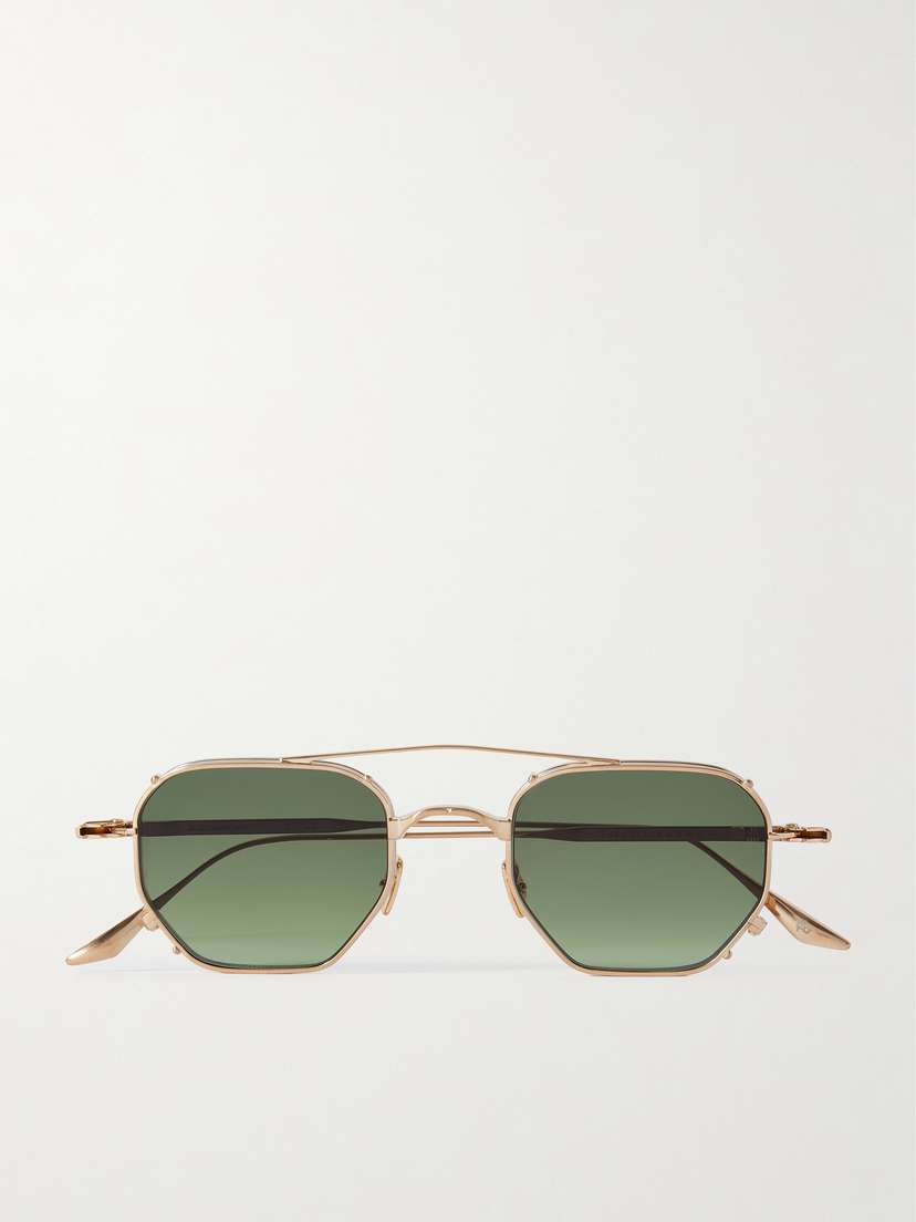 Jacques Marie Mage Marbot Aviator-style Titanium Sunglasses