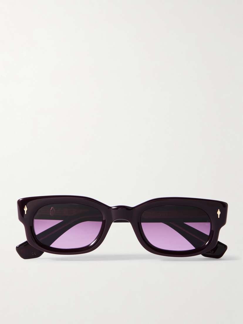 Jacques Marie Mage Whiskeyclone Rectangle-frame Acetate Sunglasses