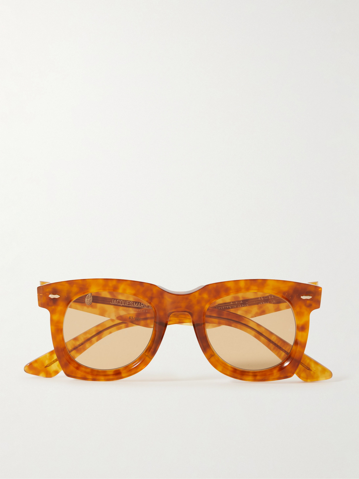 Jacques Marie Mage Ava Square-frame Tortoiseshell Acetate Sunglasses