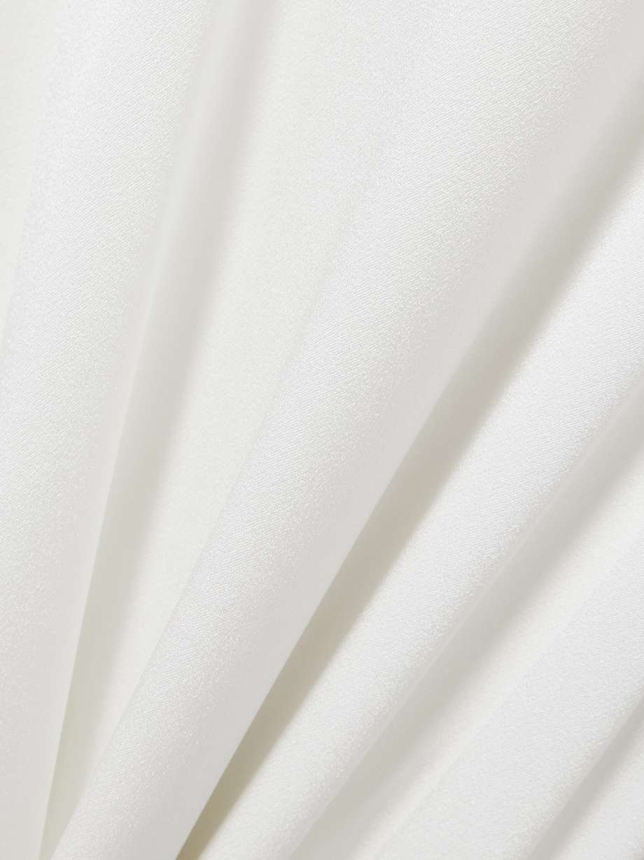 satin-crepe gown