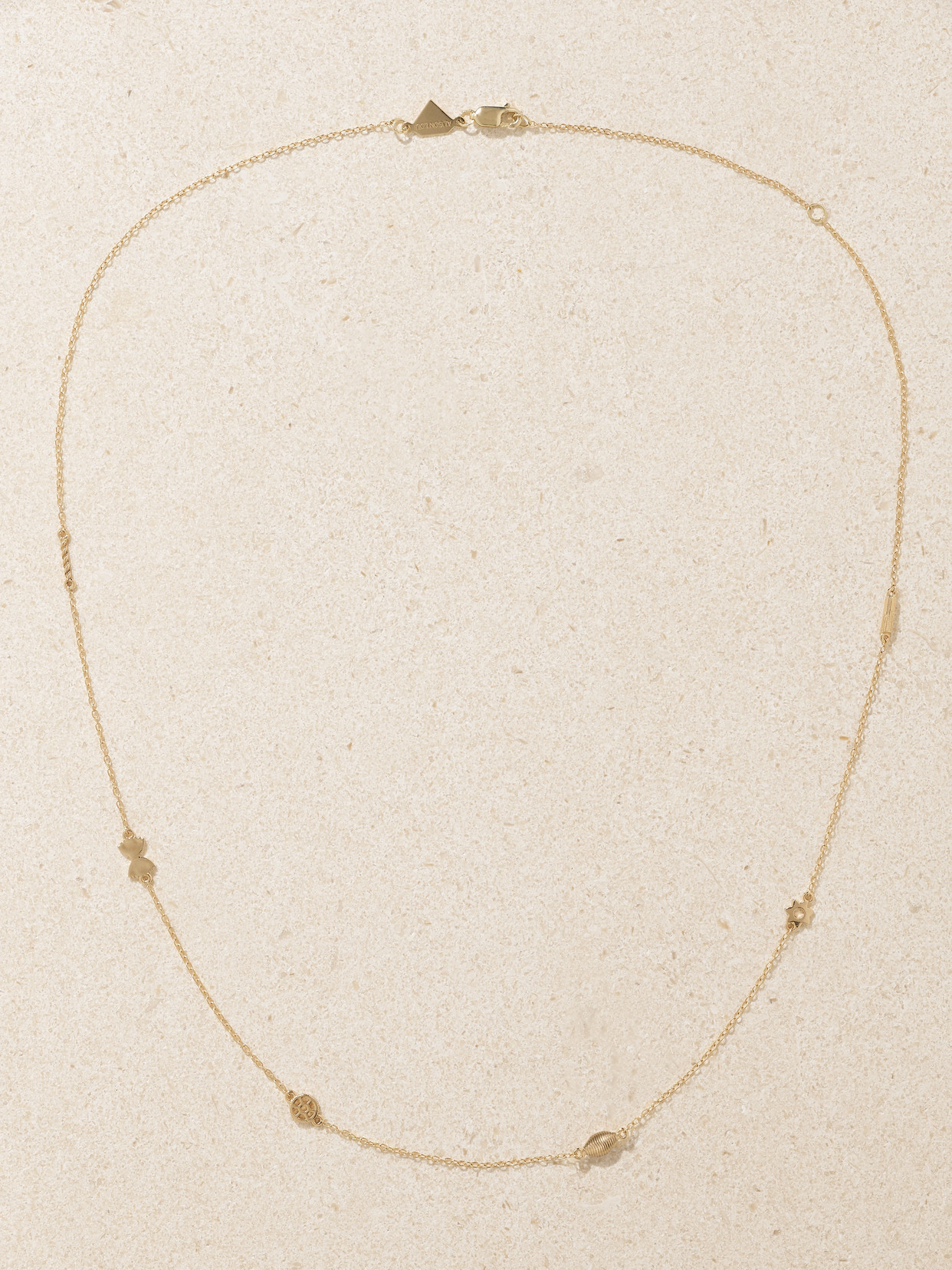 Alison Lou Mini Pasta By The Yard 14-karat Gold Necklace