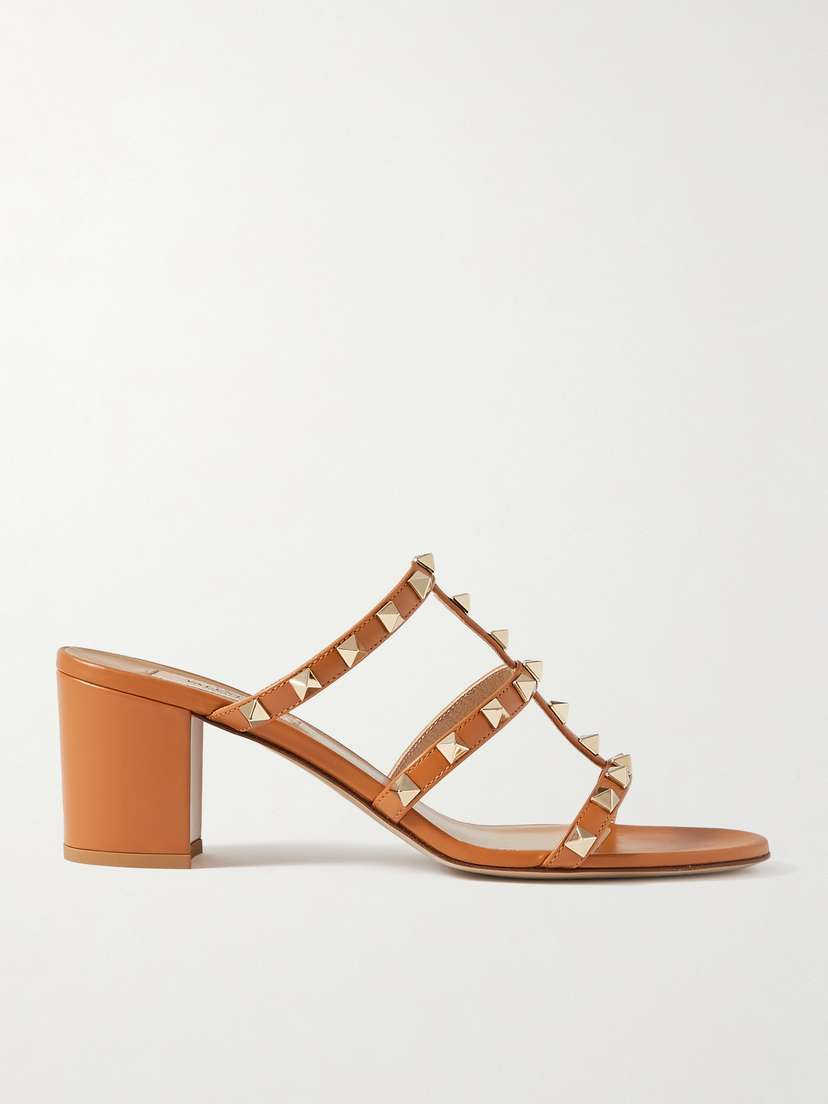 Valentino Garavani Rockstud 60 Leather Mules - IT35