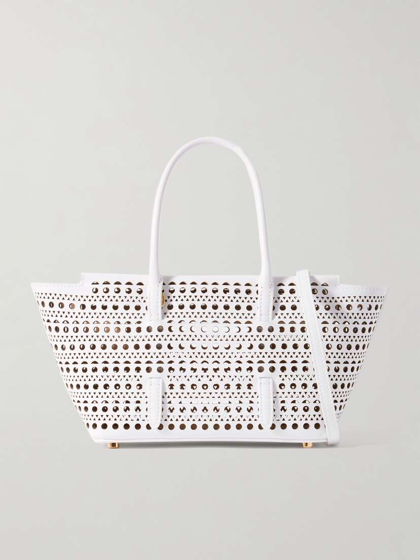 Alaïa New Mina 20 Laser-cut Leather Tote