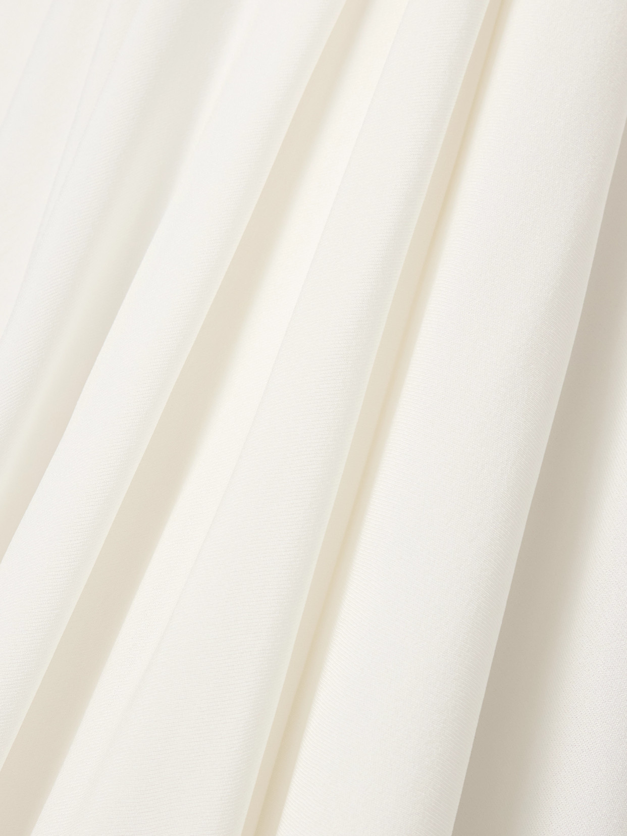 Marie Adam-leenaerdt Cape-effect Layered Gathered Crepe-jersey Maxi Dress In White